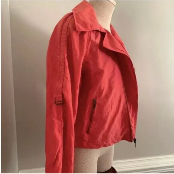 CAbi Women's Scooter Jacket Asymmetrical Zip Up Moto Size Medium - Picture 6 of 10